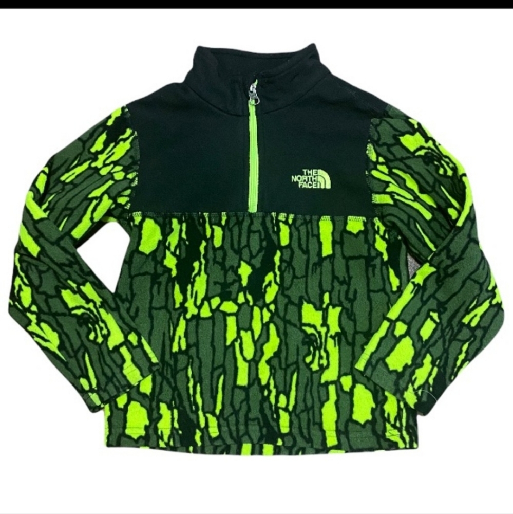 The North Face Neon Camo Quarter Zip